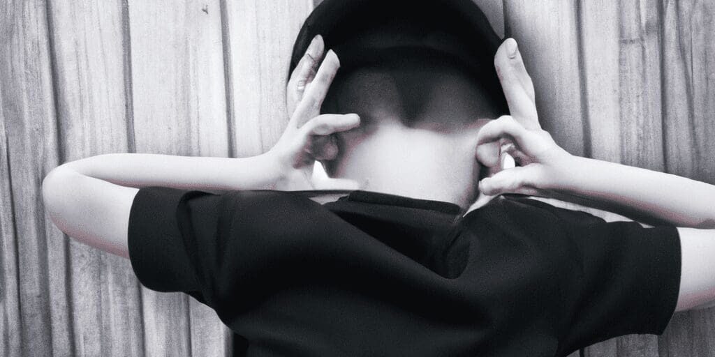 Divorce and Custody in Las Vegas A person sitting on the ground with their hands in their ears.