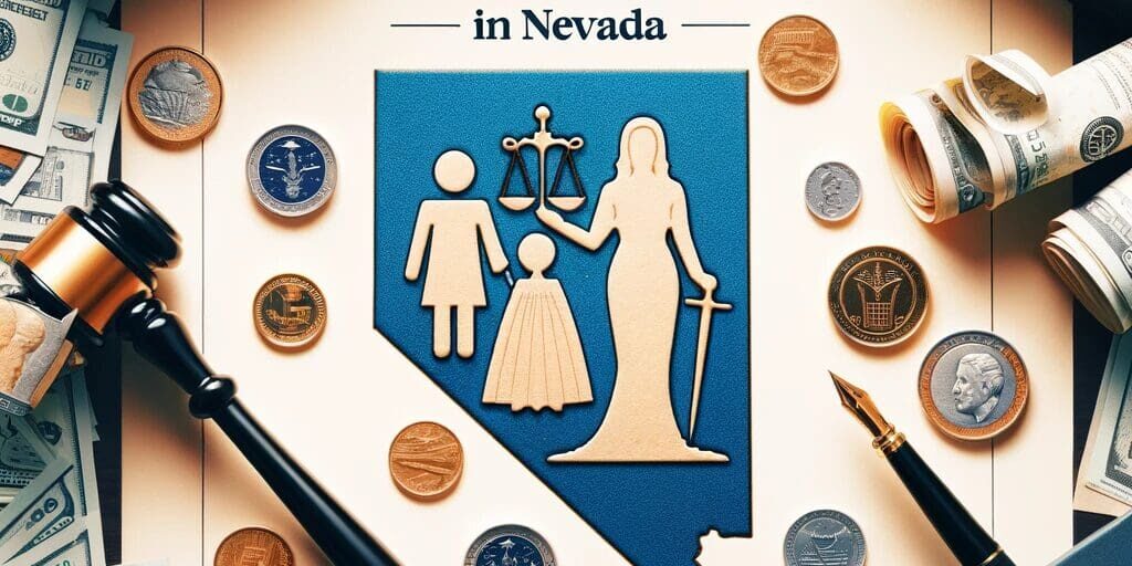 A divorce paper with the state of nevada and the words " divorce in nevada ".