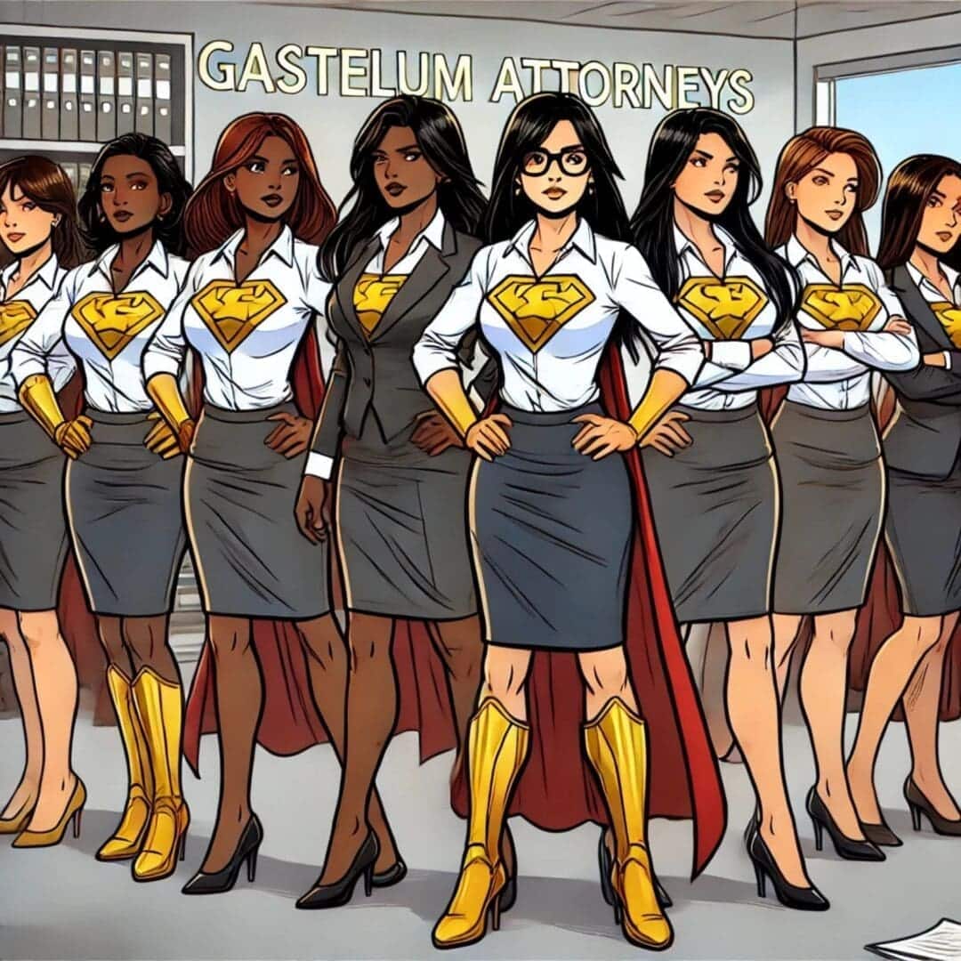 A group of women standing next to each other.