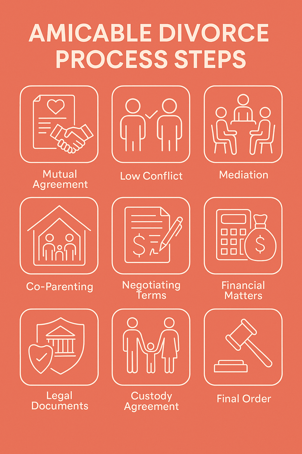 Amicable Divorce Steps