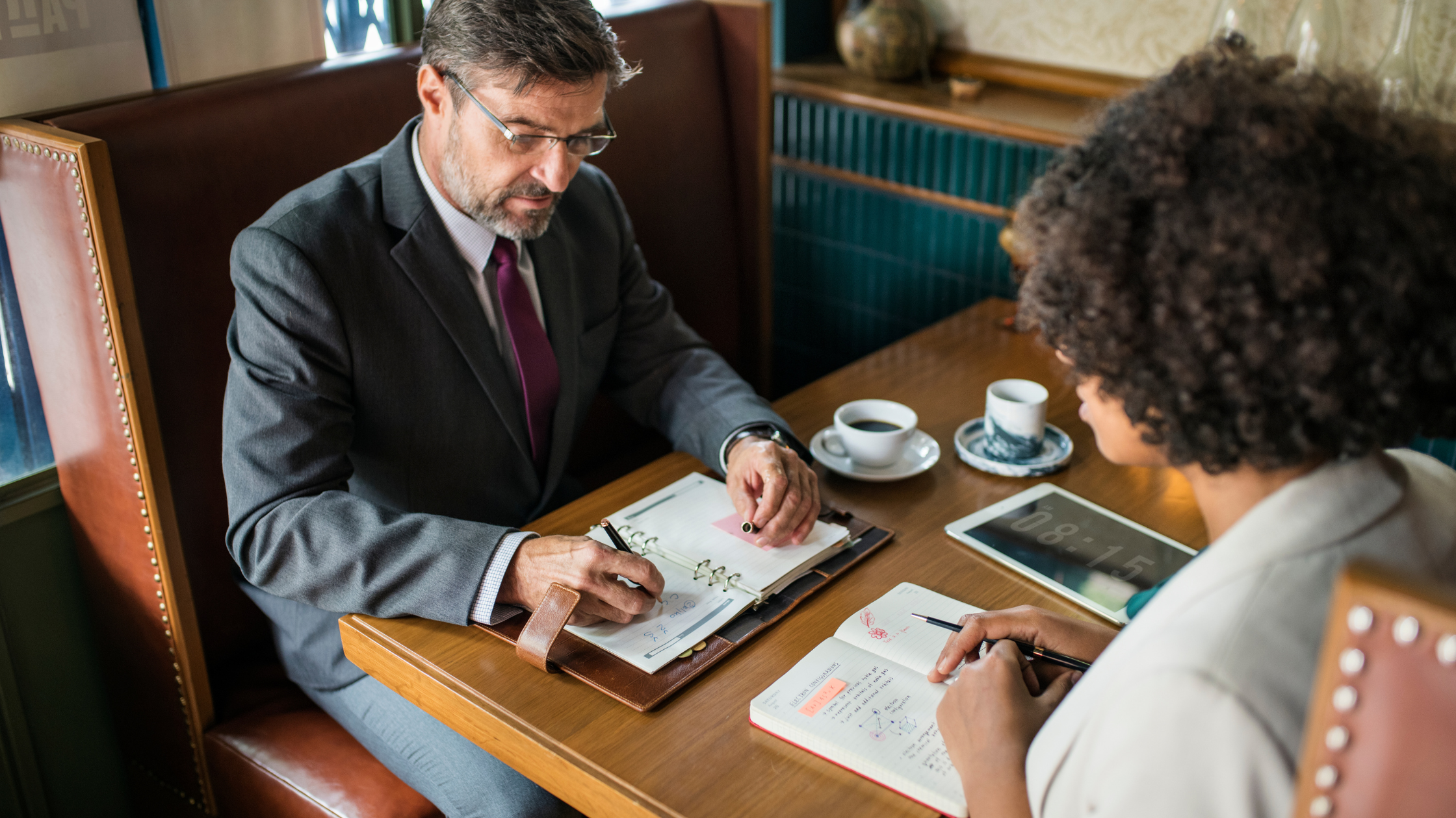 Couple consulting with a divorce attorney in Las Vegas