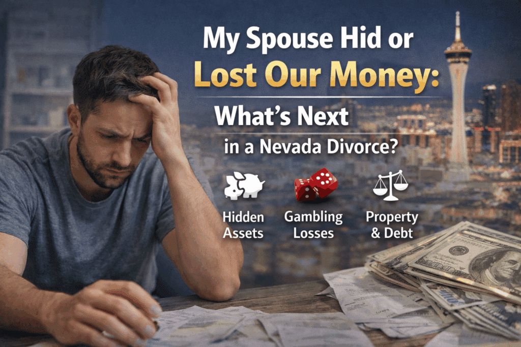 My Spouse lost our money
