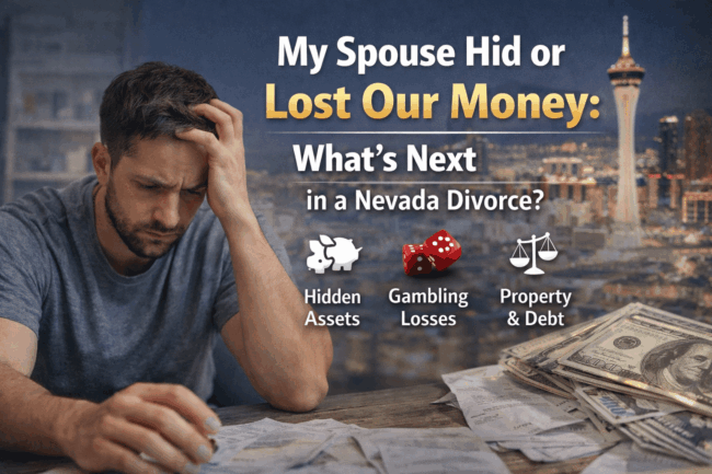My Spouse lost our money