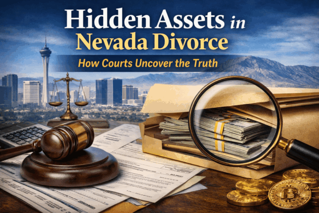 hidden assets Nevada divorce